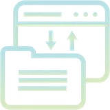 Datenübertragung Icon