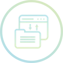 Datenübertragung Icon
